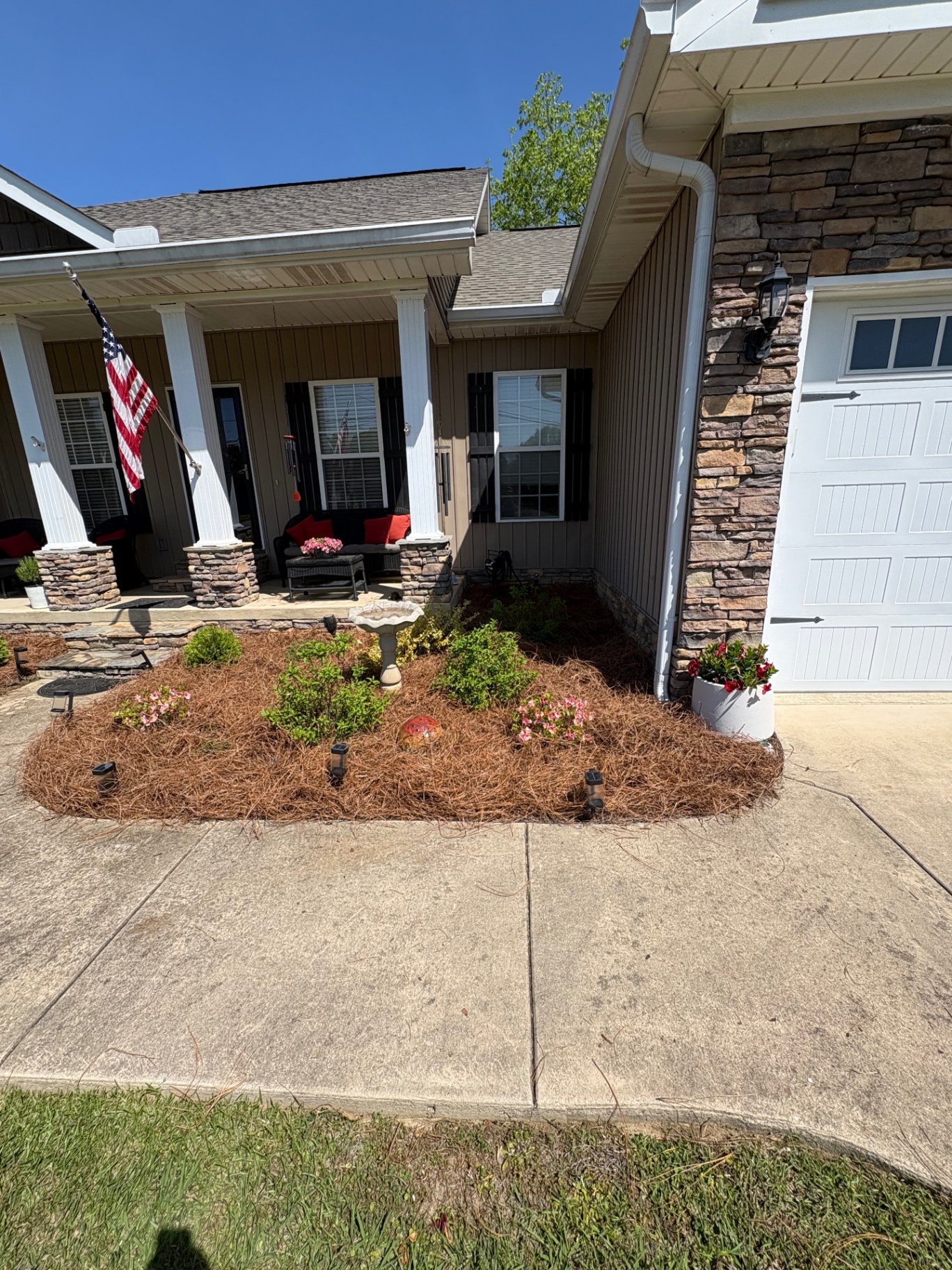 Residential home exterior cleaned by Clean Sweep Exterior